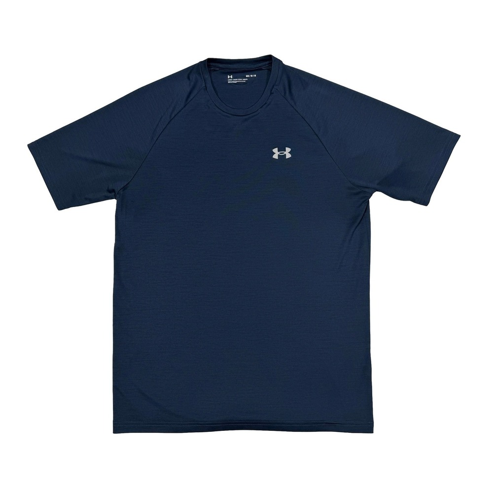 Under Armour Loose Fit Men's Shirt Heather Navy Size Medium Athletic Workout